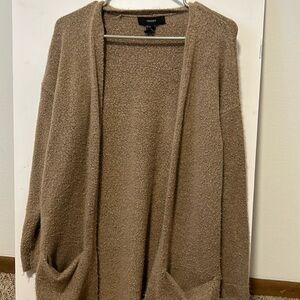 Brown cardigan